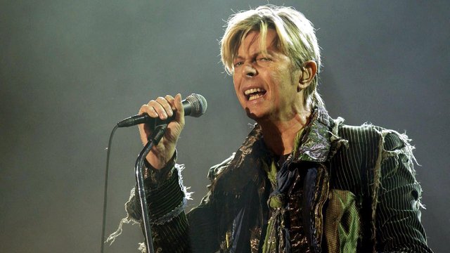 David Bowie Bowie performing in 2004